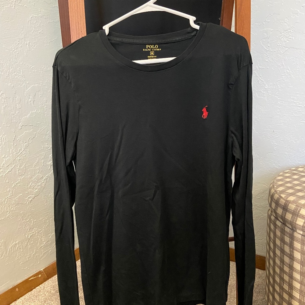 Polo Ralph Lauren Classic Fit Long Sleeve Shirt - Black